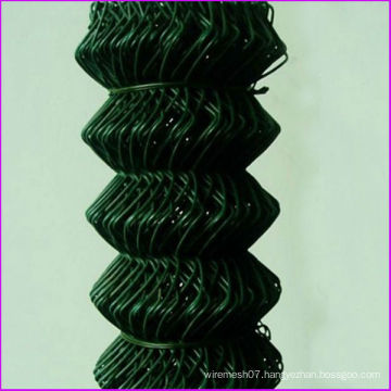 9 gauge PVC coated chain link fence